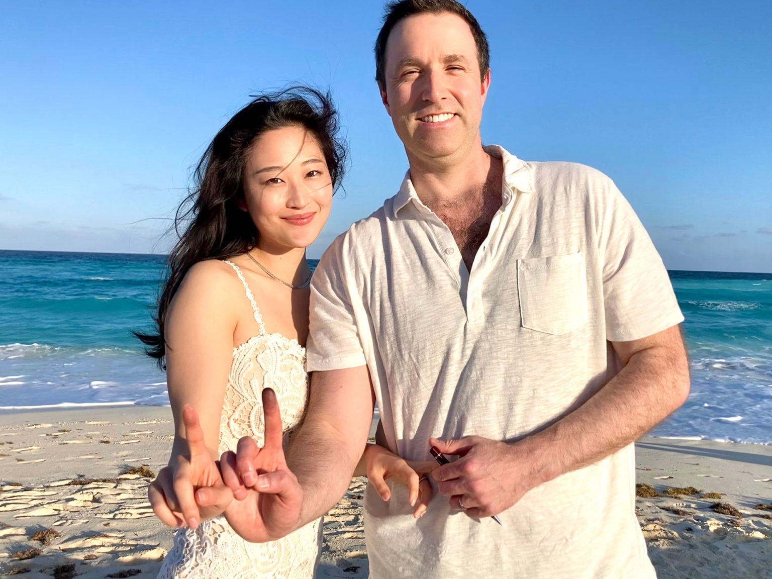 The newlyweds